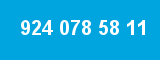 924 078 58 11
